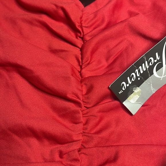 RED Body Wrappers Premiere shirred camisole dance/ ballet leotard - Style #P522 - Picture 6 of 13